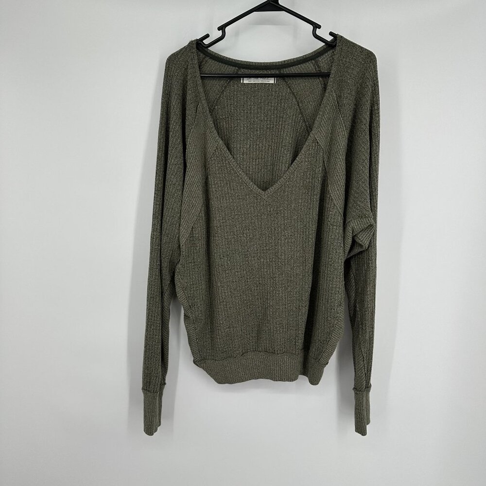 Free People Santa Clara Thermal Women's Long Sleeve Size Small Ferngully